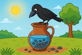 प्यासा कौआ (The Thirsty Crow)