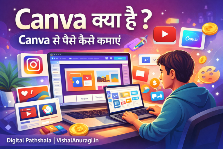 Canva से कमाई के लिए जरूरी skills – graphic design, color theory और typography