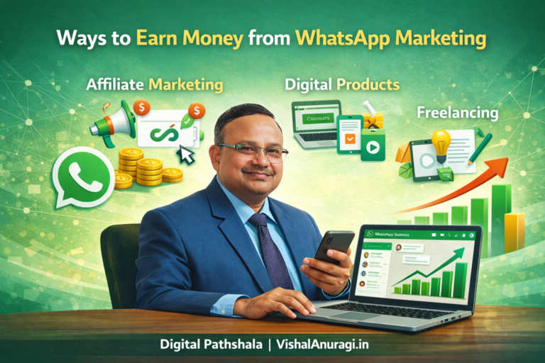 WhatsApp Marketing से पैसे कमाने के तरीके – affiliate marketing और online earning