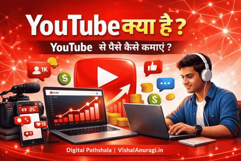 यूट्यूब (YouTube) क्या है? | YouTube से पैसे कैसे कमाएँ – Complete Guide for Students & Youth